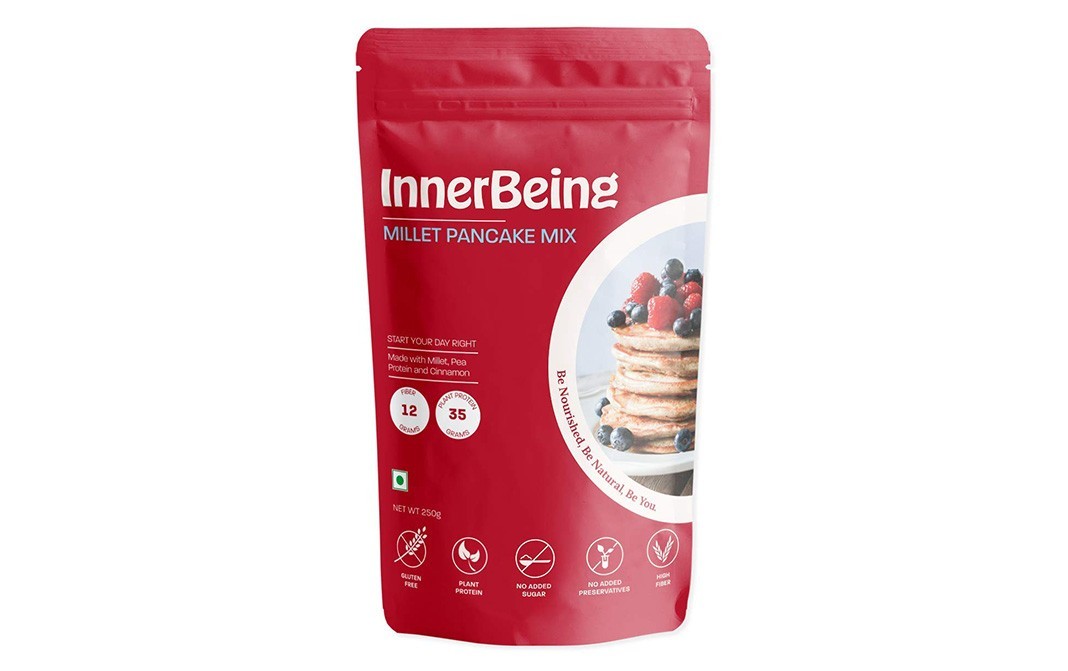 InnerBeing Millet Pancake Mix    Pack  250 grams